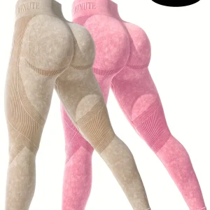 2 Pack Women's High Waisted Butt Lifting Seamless