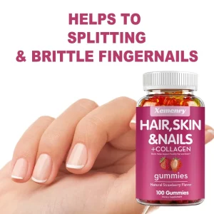 Natural Biotin Gummies - Supports Hair, Skin, Nails & Collagen