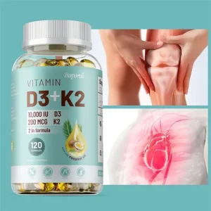 VITAMIN D3&K2 - Natural Ingredient Calcium, Bone, Teeth, Joint & Skin