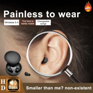 SK26 Bluetooth 5.4 Wireless Earphones Small Earbuds