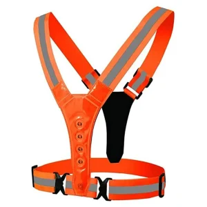 LED Reflective Running Vest